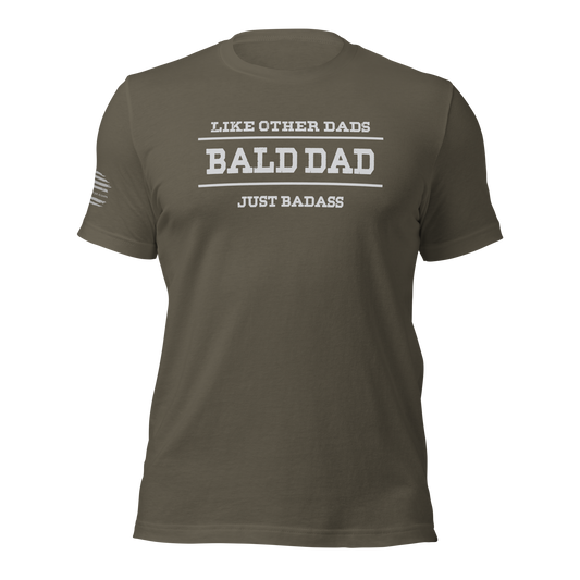 Bald Dad Badass t-shirt