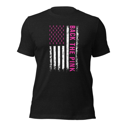 Back The Pink Flag Unisex t-shirt